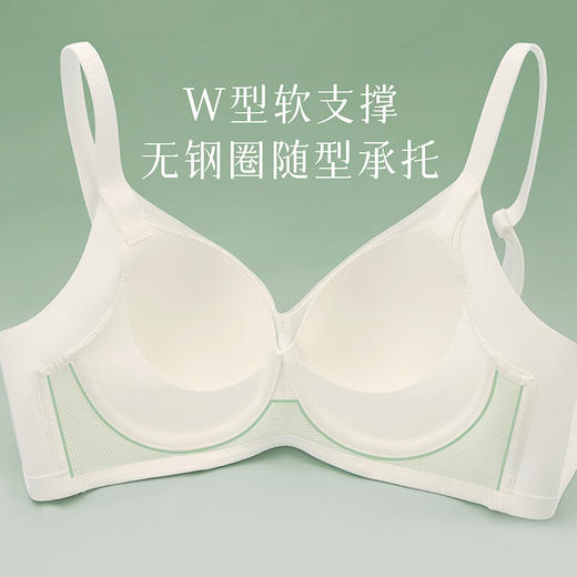 贝佳人 “美胸”全罩无钢圈无痕光面模杯内衣BW952507 商品图3