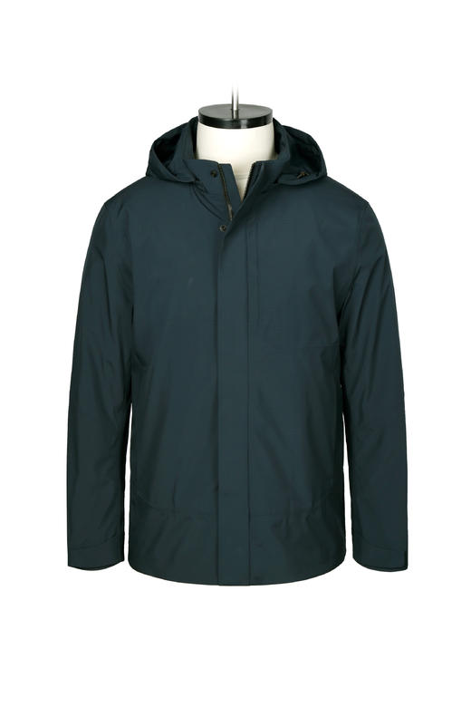 专柜新款风衣 占姆士春秋户外休闲商务防风外套连帽便装男士风衣上衣 商品图0