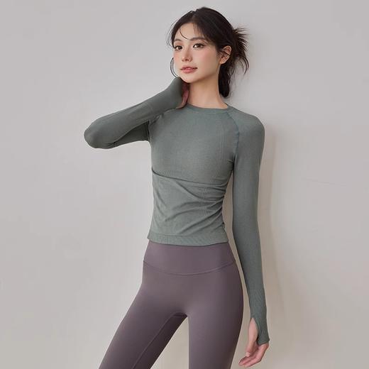 Gymicon能量符号 秋冬新款健身服瑜伽服长袖跑步运动上衣SY2038 商品图4