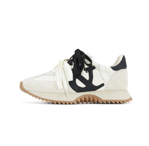 westory2025年春季新款休闲风厚底平跟舒适百搭阿甘鞋休闲运动鞋W25AM58661 商品图4