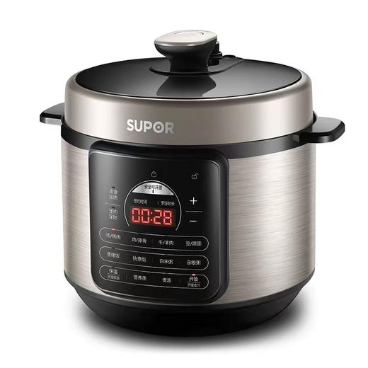 苏泊尔(SUPOR) 一键排气 6升球釜双内胆 24H智能预约 防水面板 美味电压力锅SY-60YC505Q 商品图0