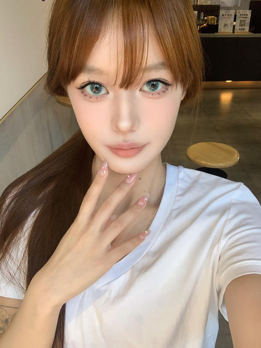 MirageColor黎雾旗下 | 脆脆鲨&果冻海&青梅果 14.2mm白狮参考着色中等直径  日抛 一盒十片装 商品图8