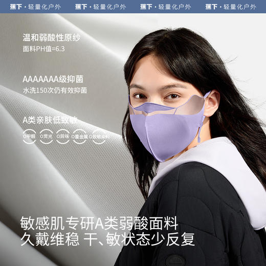 【蕉下精选】24AW-蕉下防风防尘屏护口罩SS44724 商品图4