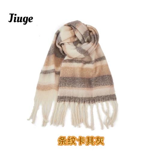 【百变百搭，新品韩系！】轻抚绸缎，秋冬百搭；纹路曼妙，氛围感十足。暖颈护颈，情侣时尚；季节流行，新款必入！ 商品图5