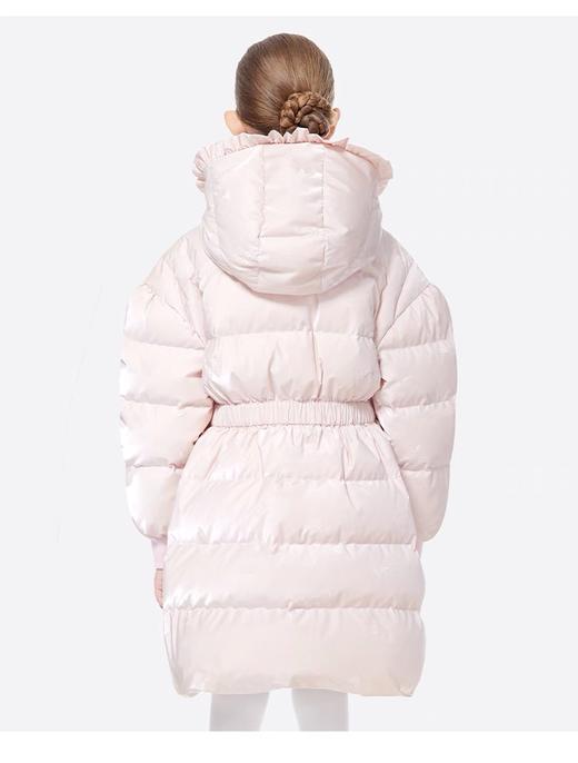 【春上新】【3.8折】8楼琳麦罗 LYNN&MILO粉色蝴蝶花落肩袖长款羽绒服  吊牌价：2098元  活动价：797元 商品图3