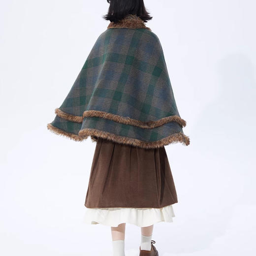 裁缝学苑AS382毛呢子大衣女披风绗棉披肩纸样斗篷复古打版裁剪样板 商品图3