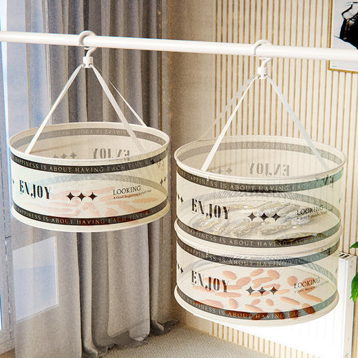 【家用晾衣网】晾袜子晾晒架 羊绒衫平铺毛衣晾晒网兜 晒袜子神器晒衣篮  商品图0