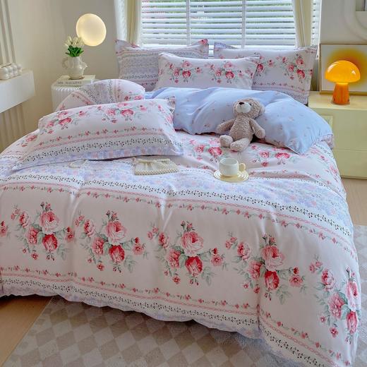 CKKHOUSE 秋冬款加厚四件套 斜纹印花 吸湿透气 多款可选 商品图1