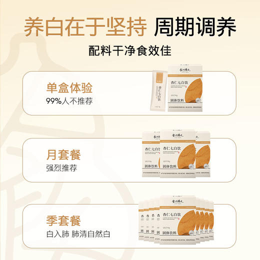 【杏仁七白饮】7种白食材，5大0添加，以白养白，喝出鸡蛋奶油肌 商品图4