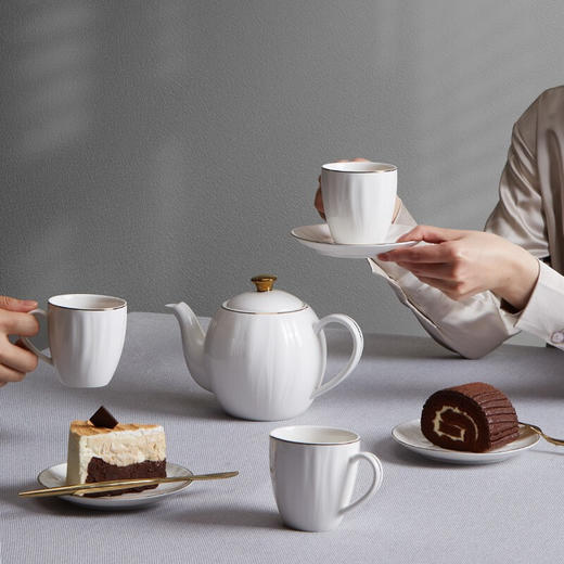 【多样屋专柜】金盏花碗碟套装家用碗陶瓷碗汤碗饭碗面碗餐具组合碗筷碗盘 商品图4