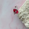 LHWINDSOR 原创设计水滴竹节戒指蓝色红色水滴形戒指时尚 商品缩略图5