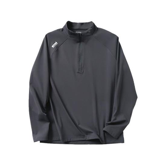 鸟家单品！速暖速热！3D立体裁剪！男户外运动立领衣长袖T恤 商品图4