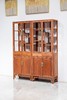 红桥红  家具严选  缅甸花梨(大果紫檀）  【198-75 多宝阁形玻璃 展示柜】 商品缩略图1