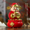 【财源滚滚❗️太阳能财神爷摆件】招财纳福，马年开门红新品！大号喜庆福袋福袋摇摆家居办公开业前台装饰礼盒套装 商品缩略图2