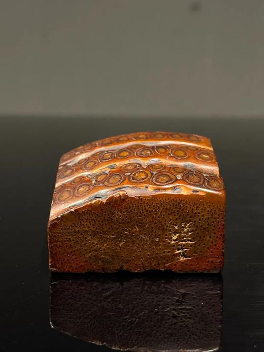 老竹根方形巧雕文人闲章，顺丰包邮 商品图6