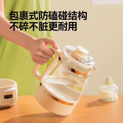 一刻间全玻璃养生壶家用多功能纯玻璃一体烧水小型办公室煮茶器 商品图2