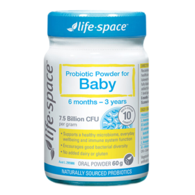 【保税仓】LifeSpace婴儿益生菌0至36个月60g 儿童益生菌40g 儿童益生菌粉3岁-12岁 60g
