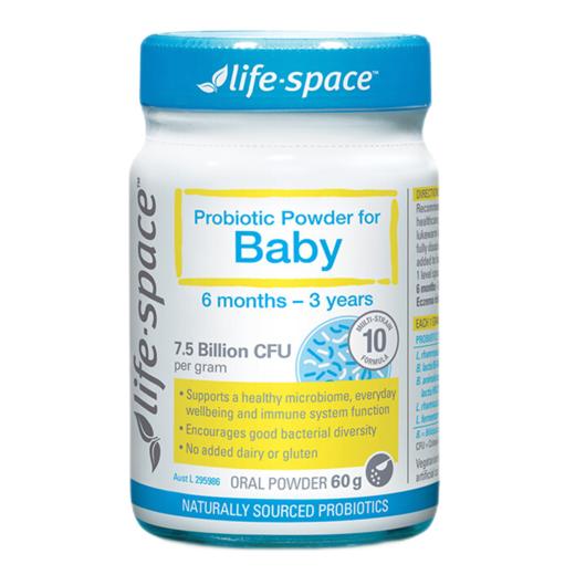 【保税仓】LifeSpace婴儿益生菌0至36个月60g 儿童益生菌40g 儿童益生菌粉3岁-12岁 60g 商品图0