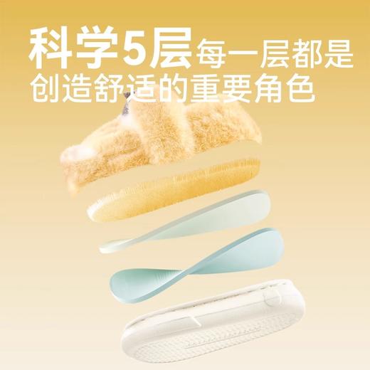 猫咪女童棉拖鞋冬季宝宝棉鞋包跟防滑保暖儿童拖鞋女孩室内家居鞋 商品图2