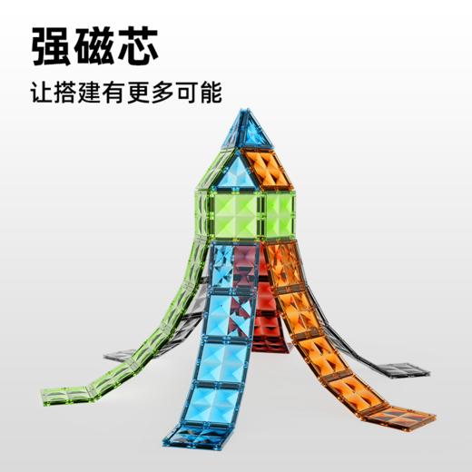 卢卡儿童磁力片彩窗积木男女孩拼图磁铁棒益智圣诞礼物玩具 商品图6
