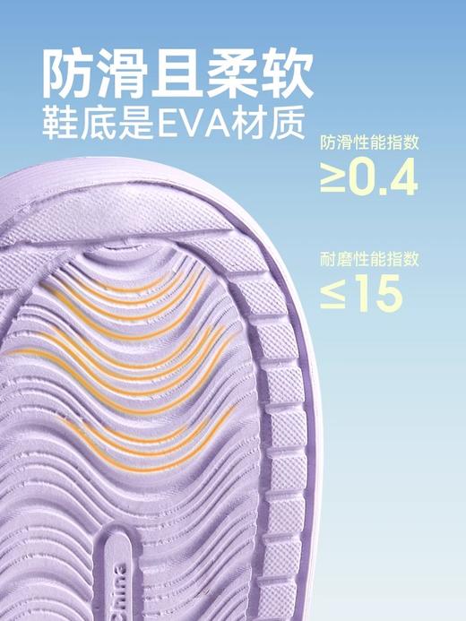 库洛米女童棉拖鞋防水冬季宝宝包跟室内家居儿童毛毛拖鞋2024新款 商品图3