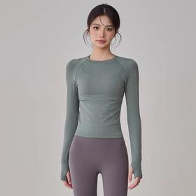 Gymicon能量符号 秋冬新款健身服瑜伽服长袖跑步运动上衣SY2038