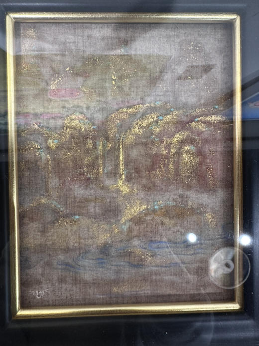 赤木范陆《金碧山水-小》原作 商品图0