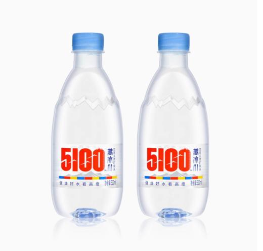 【A润家送水】5100西藏冰川矿泉水510ml*24瓶-高端直饮低氘小分子饮用水整箱（16点前下单今日达，16点后次日达） 商品图1