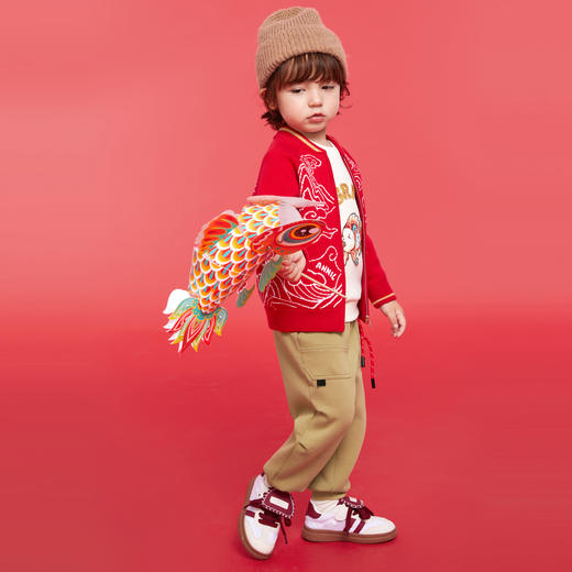 男童针织长裤春季新款安奈儿童装实体店同款XB516534 商品图5