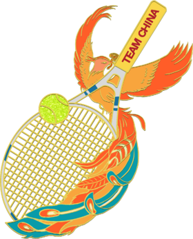 凤舞中华网球徽章