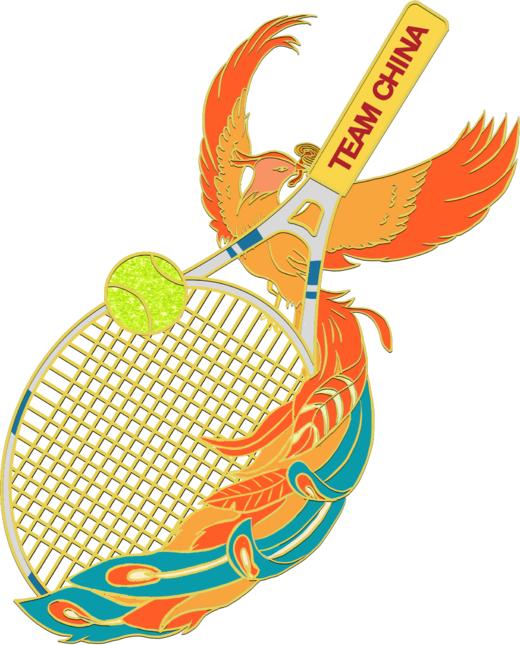 凤舞中华网球徽章 商品图0