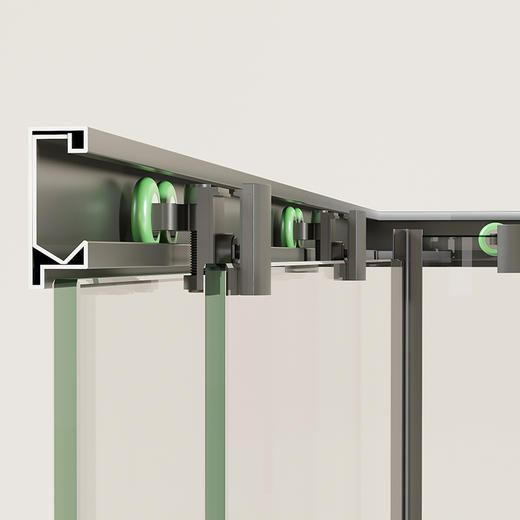 帝王洁具整体淋浴房一体式家用卫生间干湿分离隔断洗澡间方形双开门SH919 商品图2