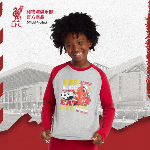 【官网同款】利物浦俱乐部 | 儿童长袖睡衣套装利物鸟家居服 商品图1
