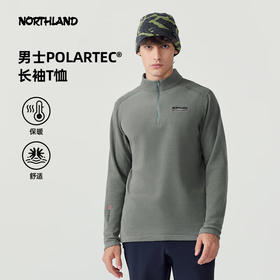【269到手 P棉】诺诗兰 望峰男式POLARTEC长袖T恤 NTSEH5658S
