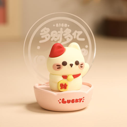 【新年限定❗️纳福开运小夜灯】好运加持，福气满满，马年新款可爱招财猫财神迷你摆件学生礼品桌面装饰台灯 商品图4