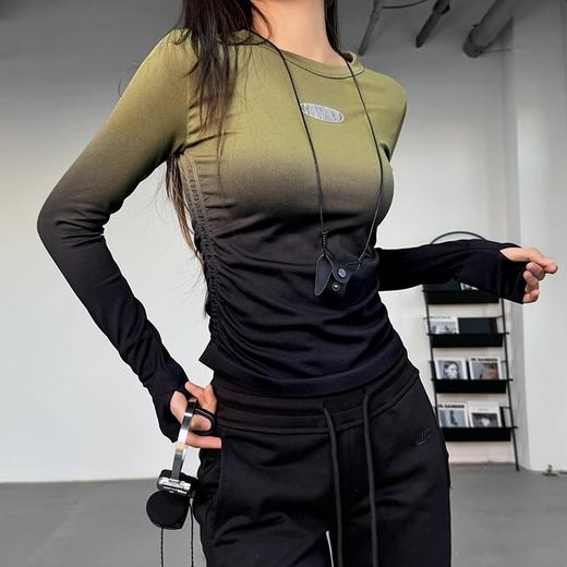 Gymicon能量符号 秋冬新款瑜伽服女渐变舒适运动上衣YASY2425 商品图1
