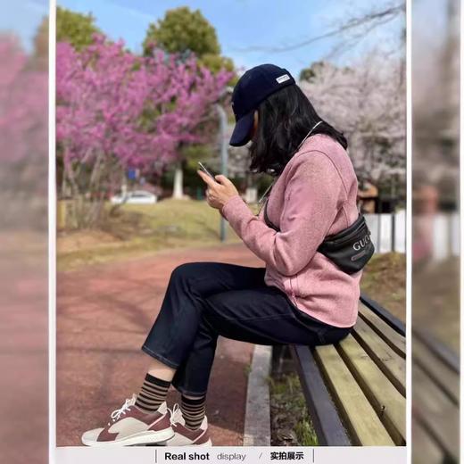 鸟家抓绒衣男女同款 秋冬加绒立领外套打底针织开衫情侣运动夹克 商品图2