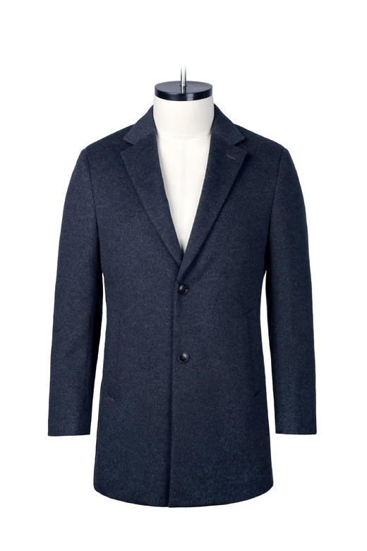 【周末秒  专柜羊毛羊绒双面呢大衣】占姆士秋冬男士高档西装领羊绒羊毛混纺双面呢大衣男外套 商品图1