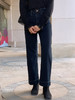 【百图lulu定制】【漫画腿直筒裤】法式风 大口袋 高腰 直筒加绒  九分牛仔裤 靴裤 商品缩略图10