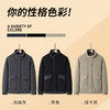 【85%白鸭绒】圣得西2024秋冬薄羽绒服男无帽立领简约基础中青年 商品缩略图4