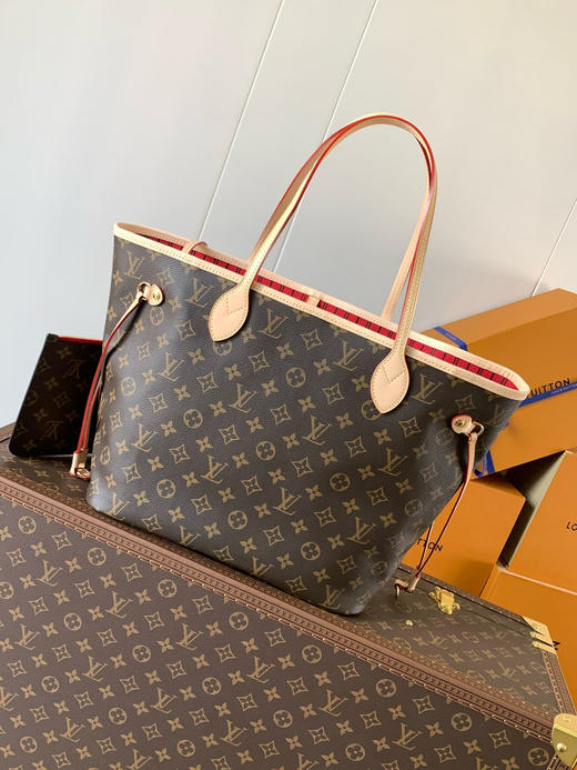 夏日特惠💰800 原单LV M40995 购物袋 本款 Neverfull 中号托特包 商品图0