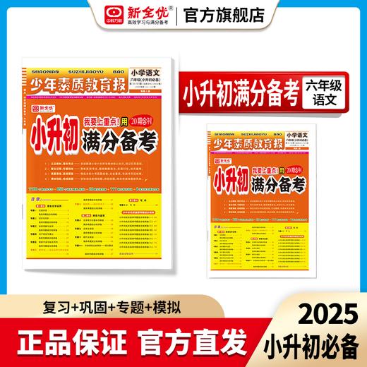 2025语文《小升初满分备考》 商品图0
