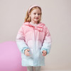 mettekids儿童羽绒服2024秋冬新款女童彩色渐变90白鹅绒连帽外套 商品缩略图4