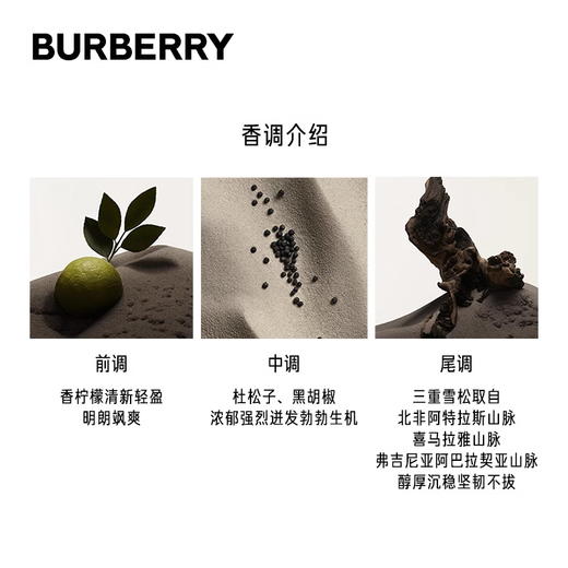 BURBERRY/巴宝莉骏勇之心男士淡香/浓香   50ml/100ml【CDF】 商品图2