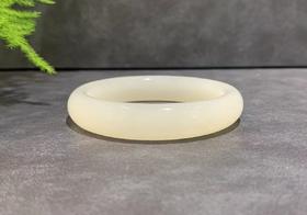 【御珠宫坊】羊脂白玉手镯52mm