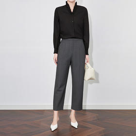 【高货wl】全新升级【铂金会员220/天猫299/差价79】(51808)洛诗琳秋冬通勤百搭烟管裤铅笔显瘦休闲简约风九分西装裤