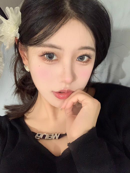 MirageColor黎雾旗下 |冰布鲁&野茶子&黑曼巴  14.5mm白狮参考着色中大直径  半年抛 2片 商品图11