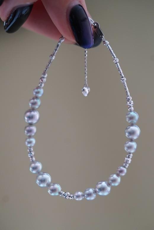 Akoya蓝玫瑰手链「小微笑满天星」 商品图0