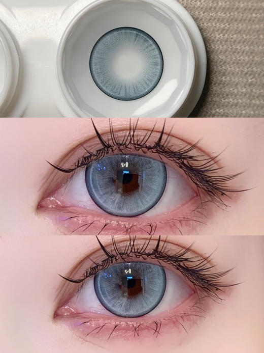 MirageColor黎雾旗下 | 盐霜蓝莓&半熟南瓜&偷心提子&肉桂桃子 14.5mm白狮参考着色大直径  半年抛 商品图1