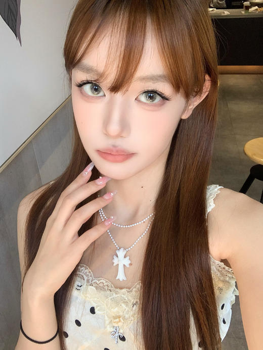 MirageColor黎雾旗下 | 脆脆鲨&果冻海&青梅果 14.2mm白狮参考着色中等直径  日抛 一盒十片装 商品图11